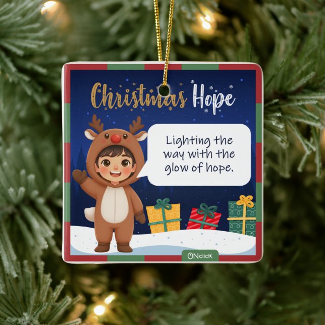 Reindeer Christmas Ornament (Tree)