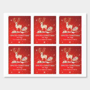 Reindeer Christmas Presents Margarita Drink Mix