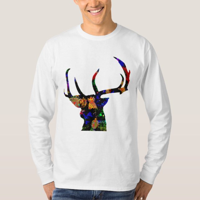 Reindeer Christmas T-Shirt (Front)