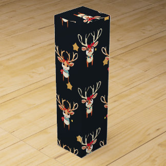 Reindeer Christmas Wine Box