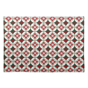 Reindeer Circles-1-COTTON PLACEMAT