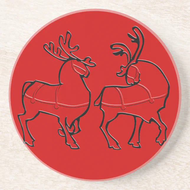 Reindeer Coasters