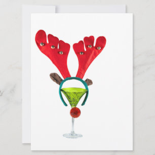 Reindeer Cocktail Invitation