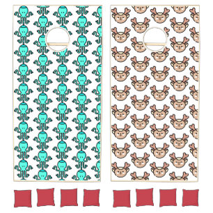 reindeer cornhole set