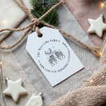 Reindeer Couple Scarves & Snow Name Return Address Self-inking Stamp<br><div class="desc">Create your own Reindeer Couple Scarves & Snow Name Return Address self-inking stamp. Perfect for couples,  first Christmas together gifts and newlyweds or winter weddings.</div>