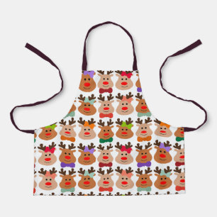 Reindeer Couples Apron