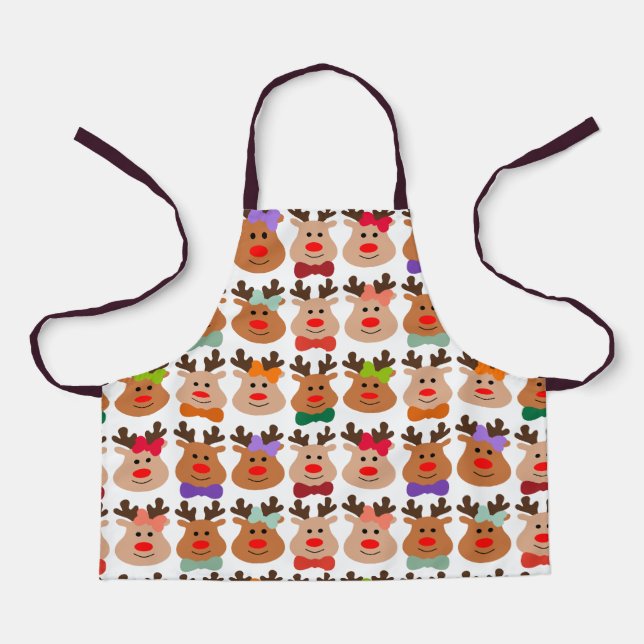 Reindeer Couples Apron (Front)