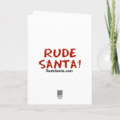 Reindeer Crap Holiday Card (Back)