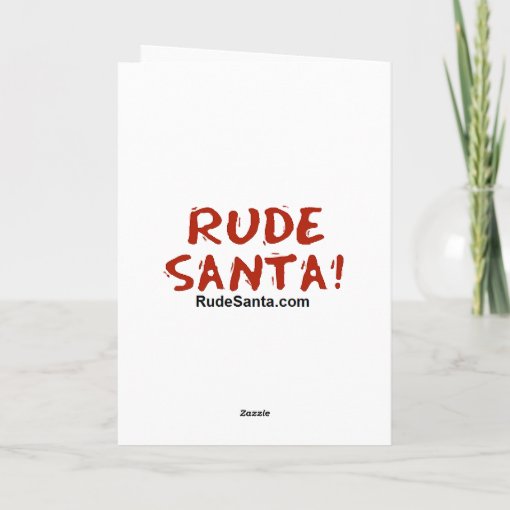 Reindeer Crap Holiday Card | Zazzle