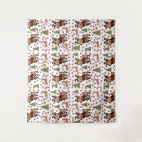 Reindeer cute floral mug