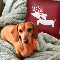 Dachshund through clearance the snow pillow