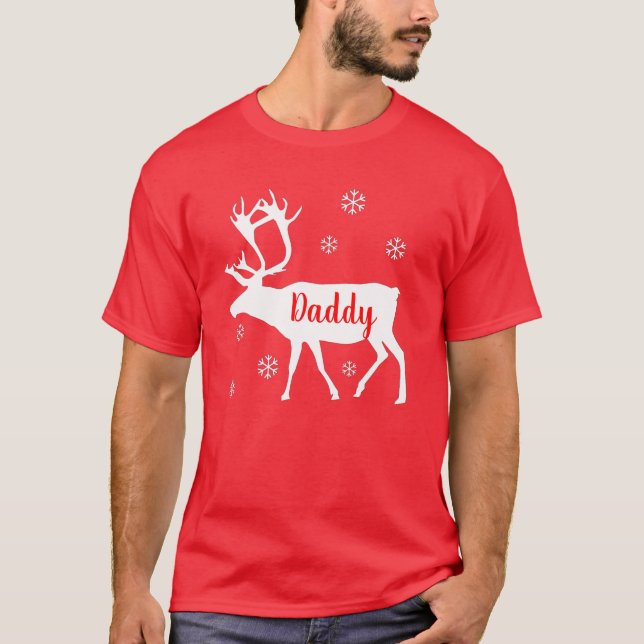 Reindeer Daddy Christmas shirt (Front)