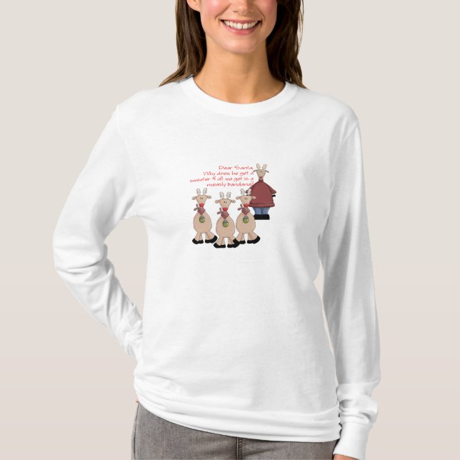Reindeer Dear Santa Shirt (Front)