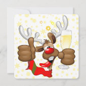 Reindeer Drunk Funny Christmas Character (Front)