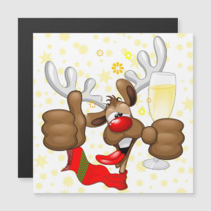 Reindeer Drunk Funny Christmas Character