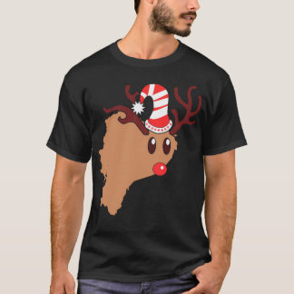 Reindeer Ecuador Christmas Reindeer Antlers T-Shirt