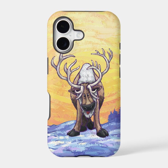 Reindeer Electronics Iphone Case (Back)