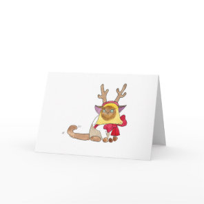 Reindeer Elvis Greeting Card
