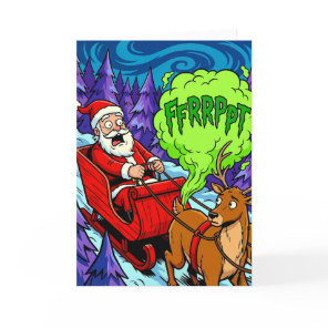 Reindeer Engine Trouble Card