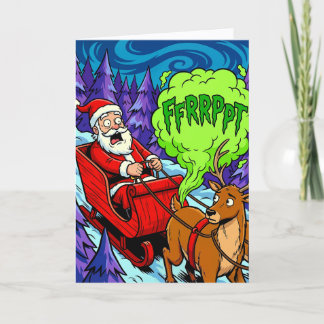 Reindeer Engine Trouble Card