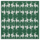 Reindeer Fabric Christmas Deers Fabrics Custom