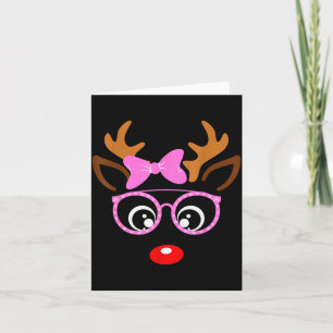 Reindeer Face Matching Family Christmas Costume Wo Card