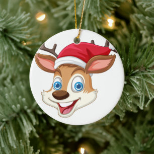 Reindeer Face Ornament