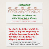REINDEER FOOD - Customized 2 (Front & Back)
