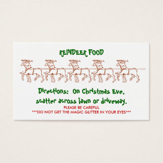 REINDEER FOOD - Customized 2