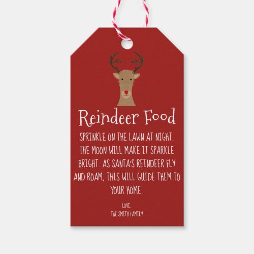 Reindeer Food Gift Tags