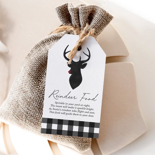 Reindeer Food Kids Gift Tags