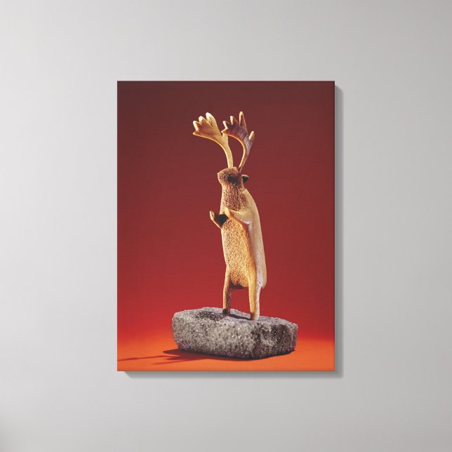 Reindeer, from Cape Dorset Canvas Print (Front)