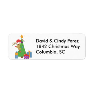 Reindeer Fun Label