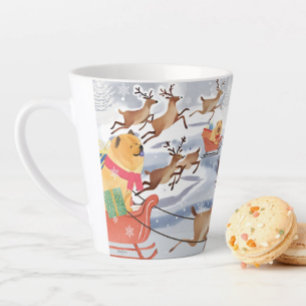 REINDEER GAMES  Chow dog  Latte Mug