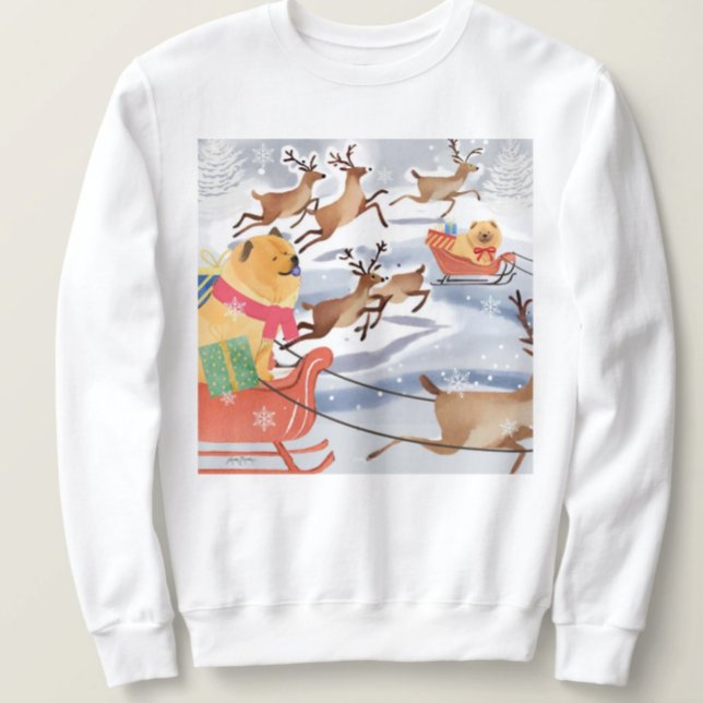 REINDEER GAMES  Chow dog shirts choose style (Creator Uploaded)
