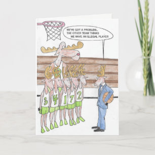 Reindeer Games Christmas Card