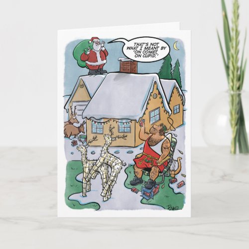 Reindeer Games Holiday Card