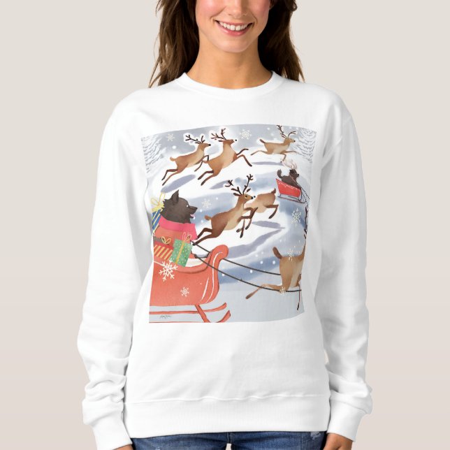 REINDEER GAMES  Lapphund shirts choose style (Front)