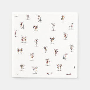 Reindeer Games Napkins