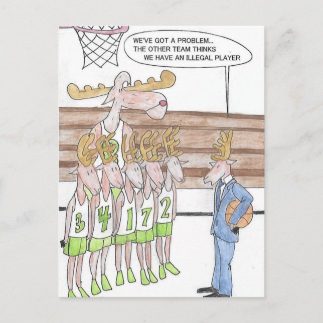 Reindeer Games Postcard (Front)