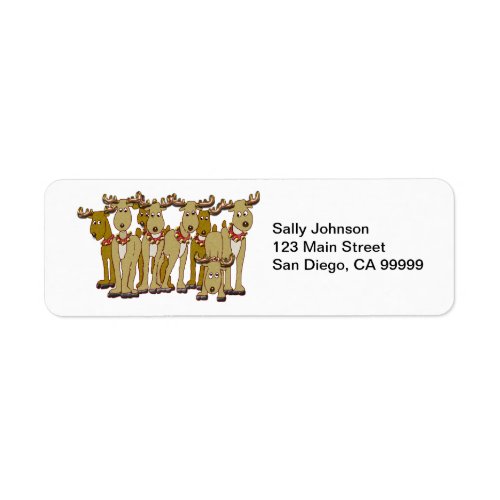 Reindeer Gang Label