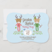 Reindeer Gender Reveal Party Invitation (Front)