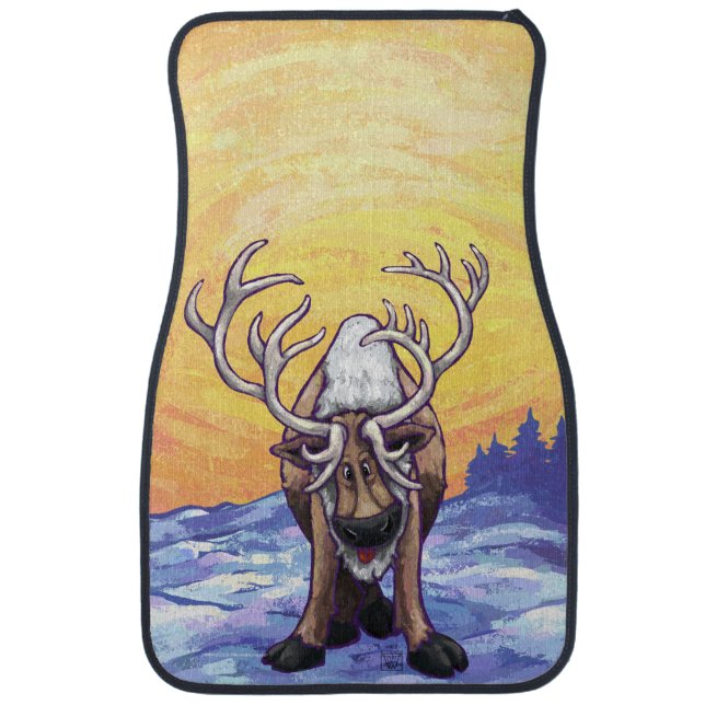 Reindeer Gifts & Accessories Car Mat (Front)