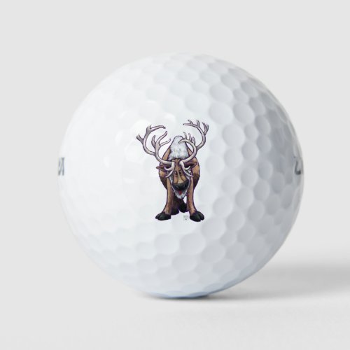 Reindeer Gifts  Accessories Golf Balls