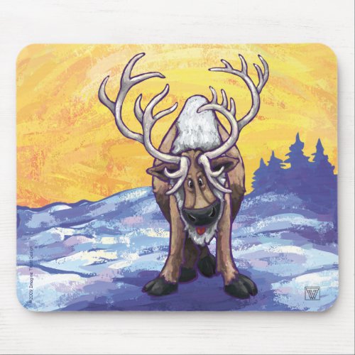 Reindeer Gifts  Accessories Mouse Pad