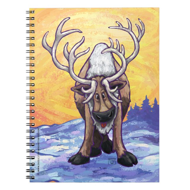 Reindeer Gifts & Accessories Notebook (Front)