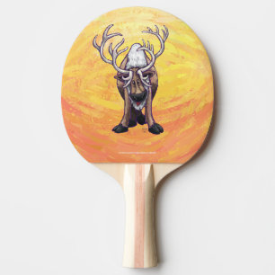 Reindeer Gifts & Accessories Ping-Pong Paddle