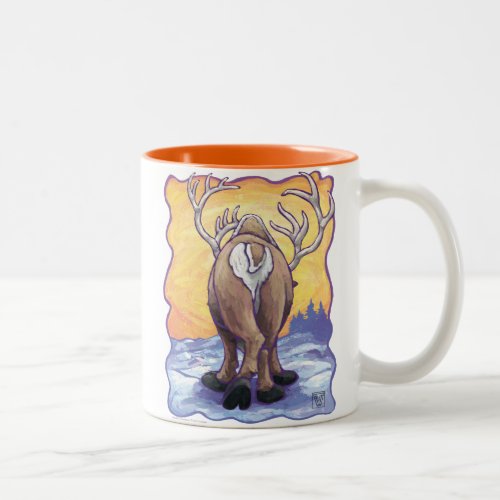 Reindeer Gifts  Accessories Two_Tone Coffee Mug