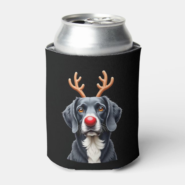 Reindeer Great Dane Christmas Great Dane Dog Mom D Can Cooler (Can Front)