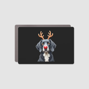 Reindeer Great Dane Christmas Great Dane Dog Mom D Car Magnet